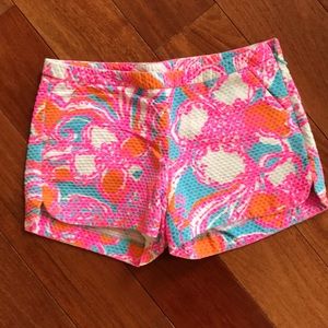 Lilly Pulitzer shorts size 0 great condition